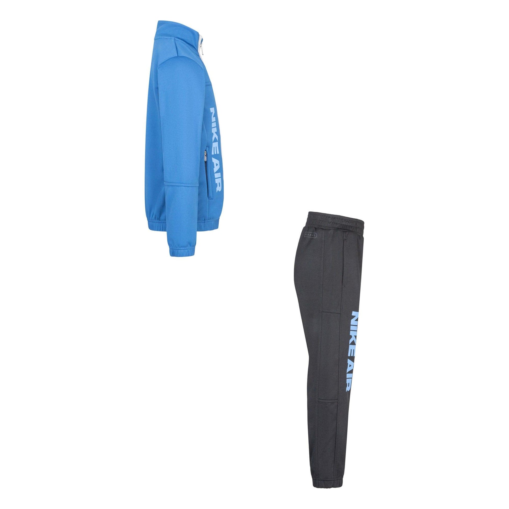 Blue - Side - Nike Childrens-Kids Air Tricot Tracksuit Set