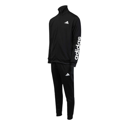 Black - Side - Adidas Mens Linear Tracksuit Set
