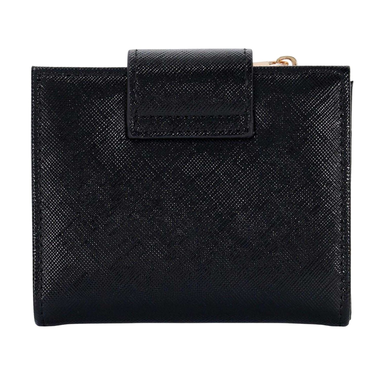 Black - Back - Dune London Koffio Mock Croc Purse