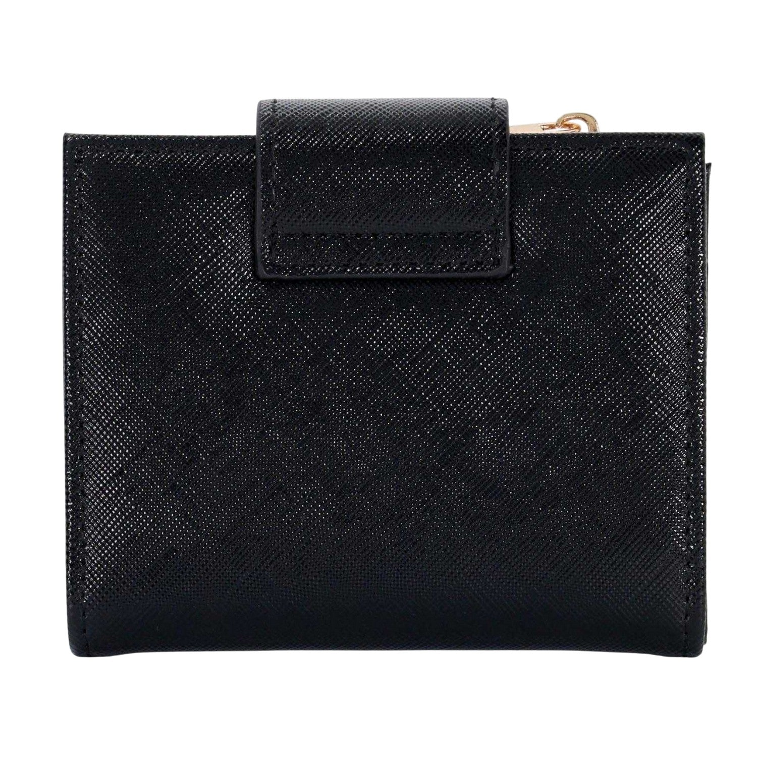 Black - Back - Dune London Koffio Mock Croc Purse