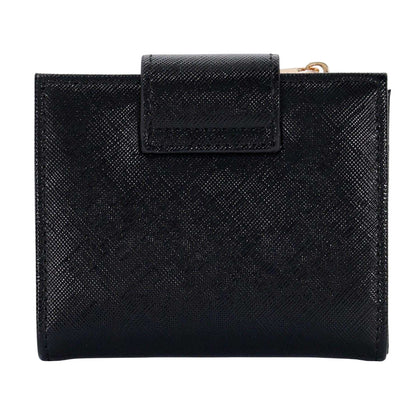 Black - Back - Dune London Koffio Mock Croc Purse