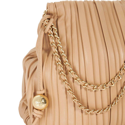 Pink - Lifestyle - Dune London Womens-Ladies Dominic Pleated Chain Strap Handbag