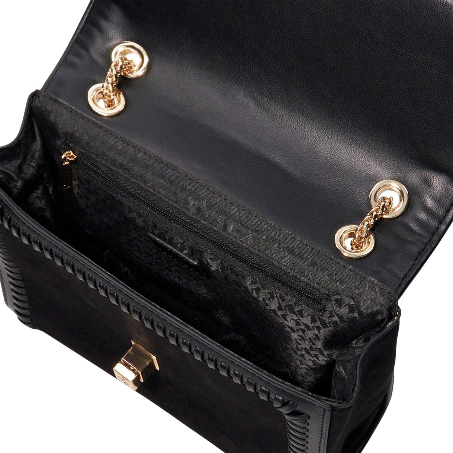 Black - Lifestyle - Dune London Womens-Ladies Diligently Chain Strap Shoulder Bag