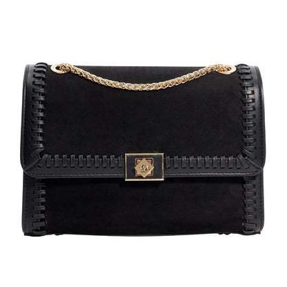 Black - Front - Dune London Womens-Ladies Diligently Chain Strap Shoulder Bag
