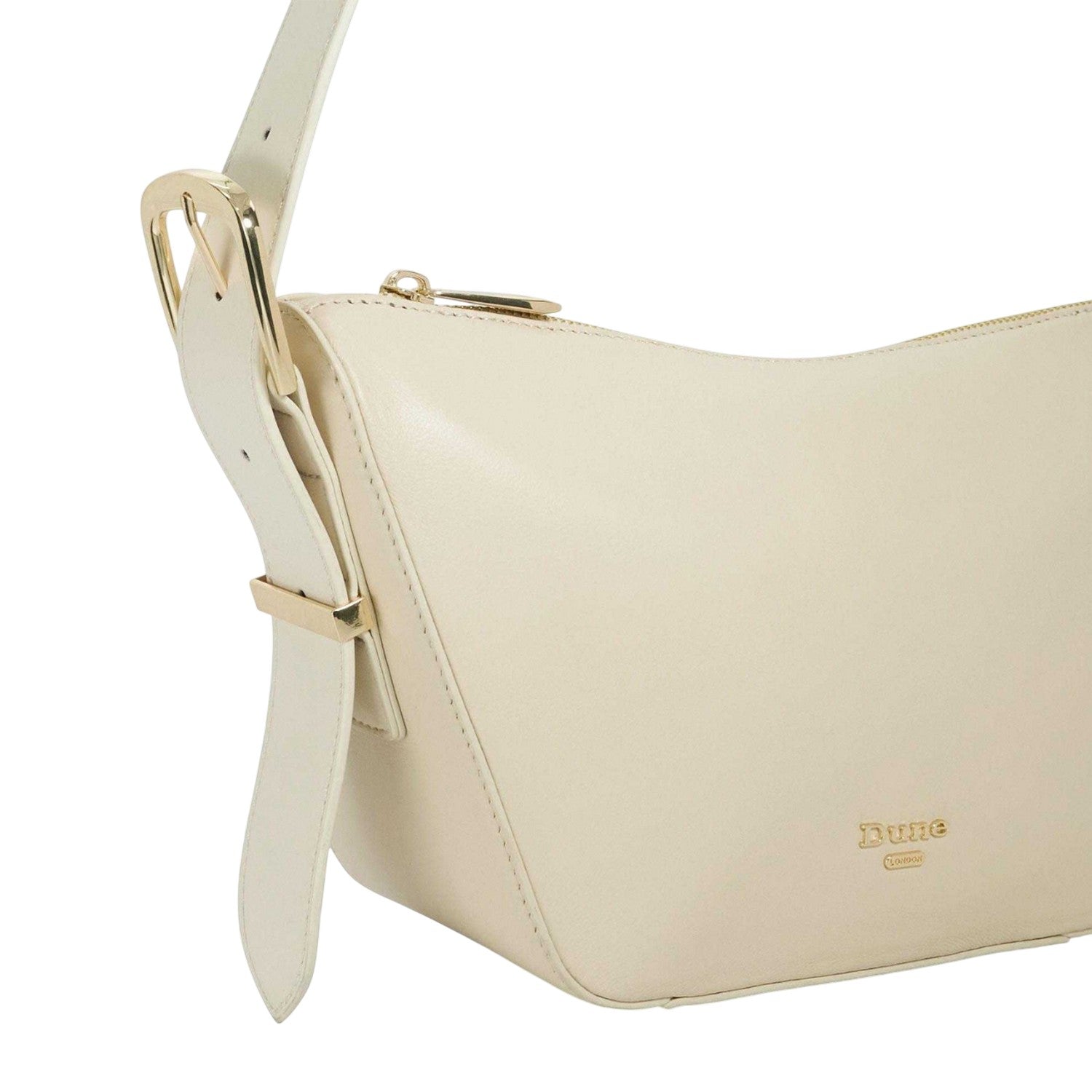 Ecru - Pack Shot - Dune London Womens-Ladies Delicately Suede Handbag