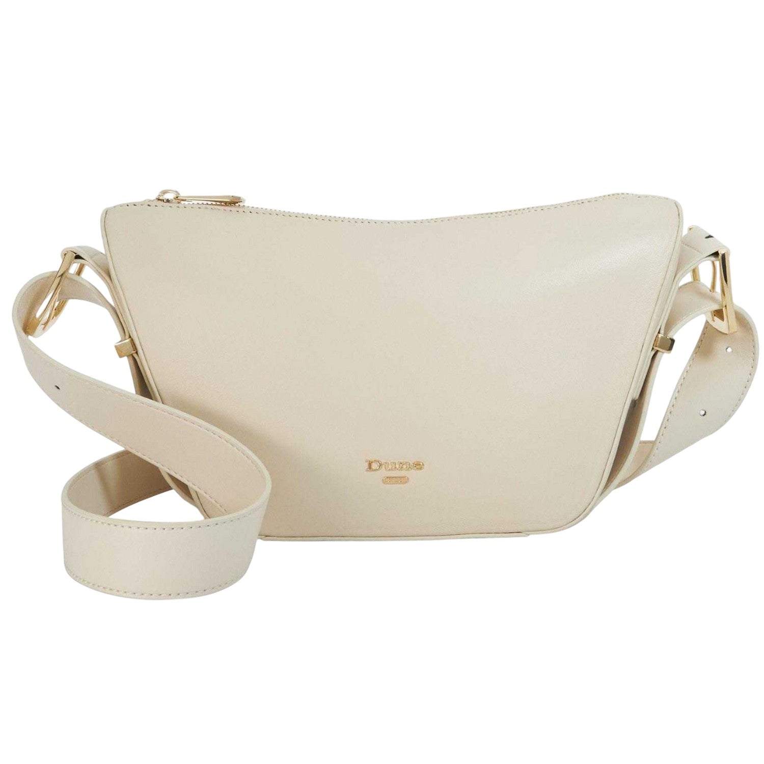 Ecru - Front - Dune London Womens-Ladies Delicately Suede Handbag