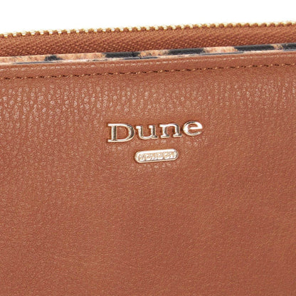 Tan - Pack Shot - Dune London Womens-Ladies Krissyo Leopard Print Lined Handbag
