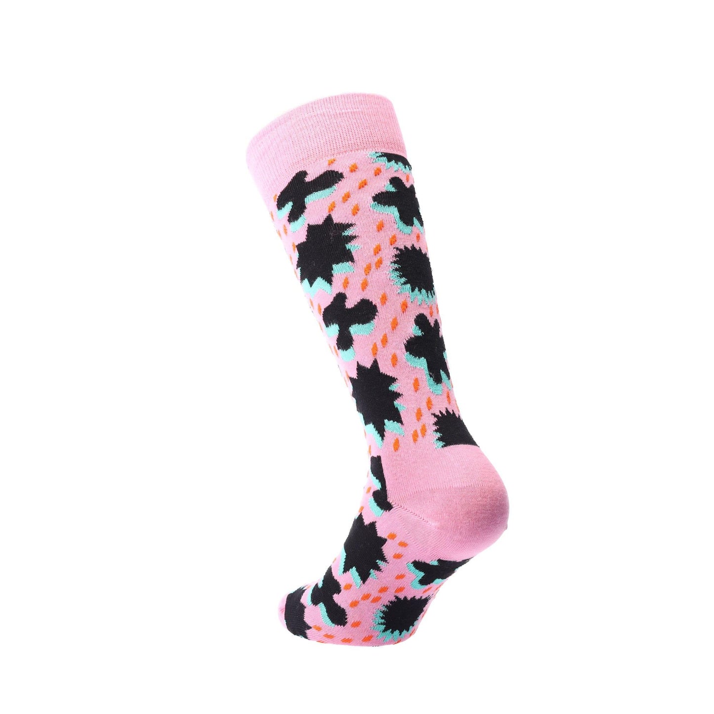 Pink - Back - Happy Socks Unisex Adult Comic Relief Socks