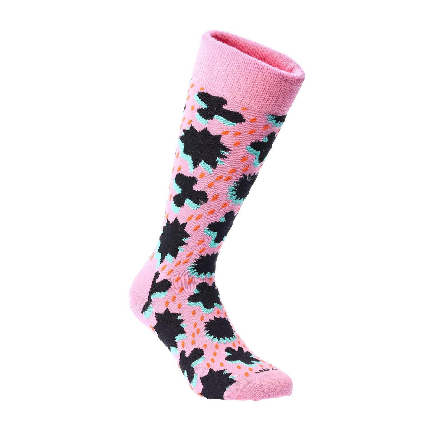Pink - Front - Happy Socks Unisex Adult Comic Relief Socks