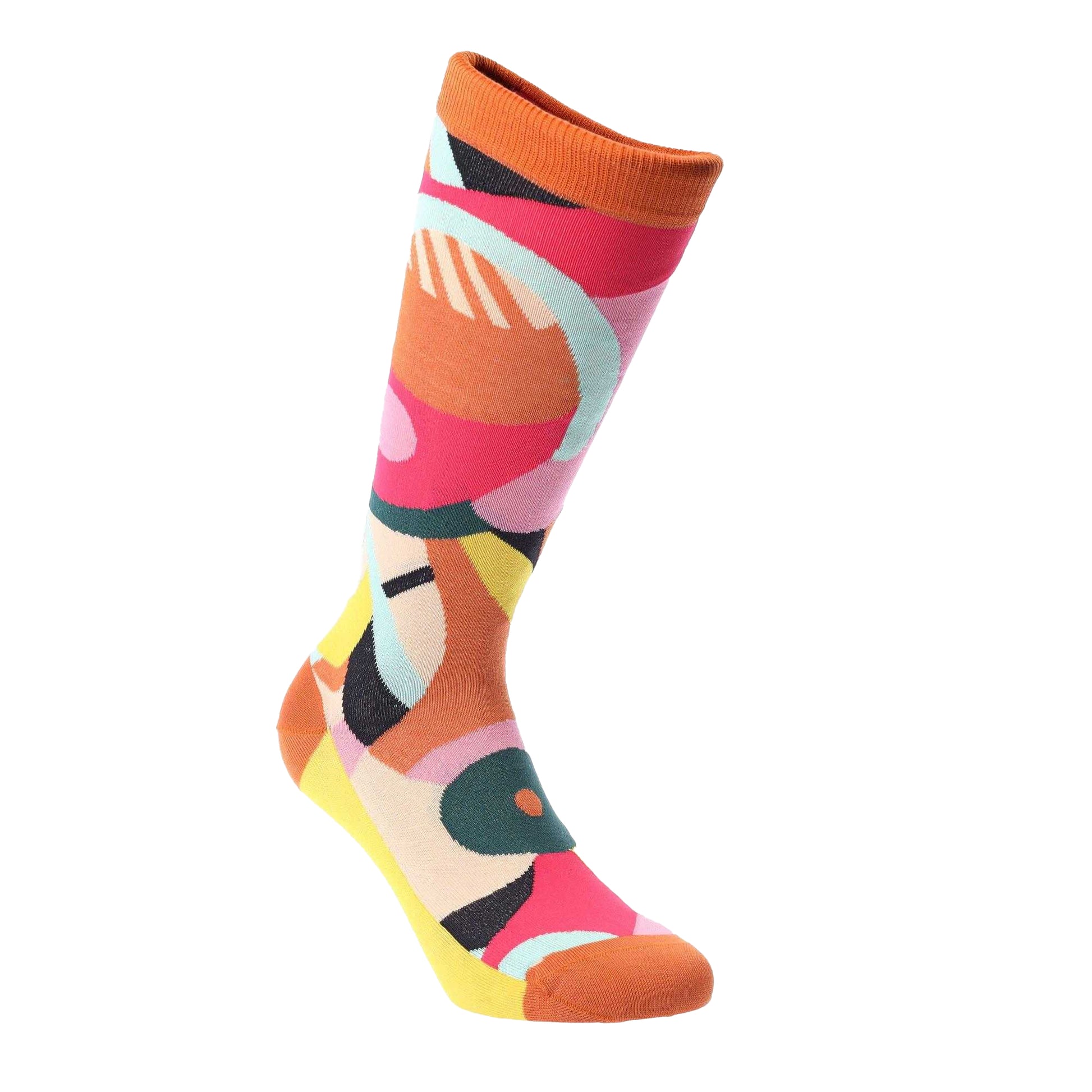 Yellow - Front - Happy Socks Unisex Adult Betty Socks