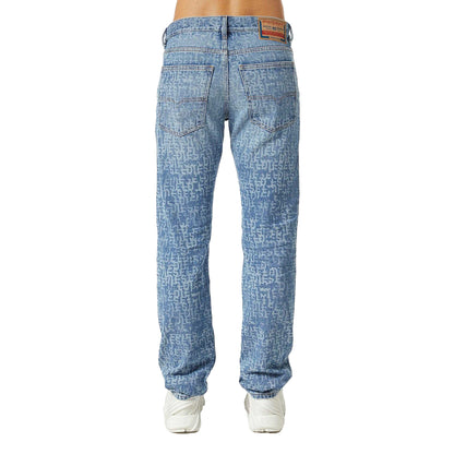 Blue - Back - Diesel Mens 1995 D-Sark Straight Leg Jeans