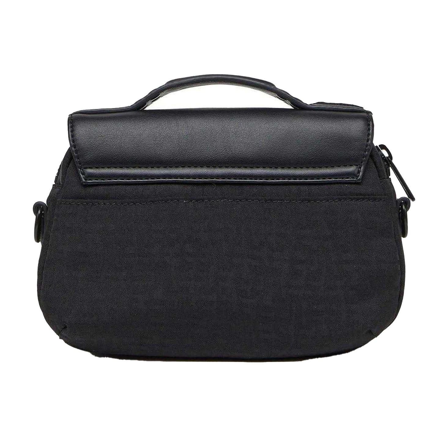 Black - Back - Diesel Mono Nylon Mini Handbag