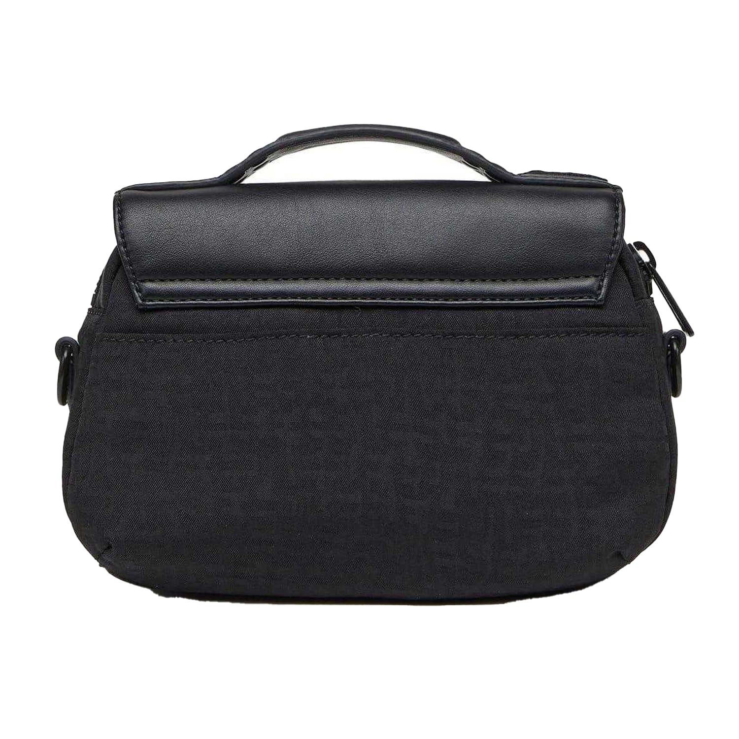Black - Back - Diesel Mono Nylon Mini Handbag