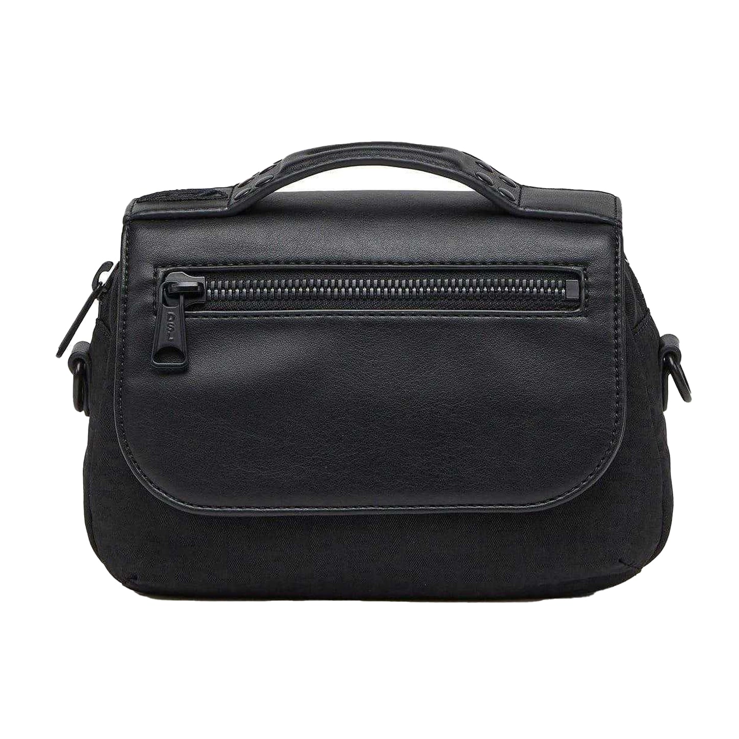 Black - Front - Diesel Mono Nylon Mini Handbag