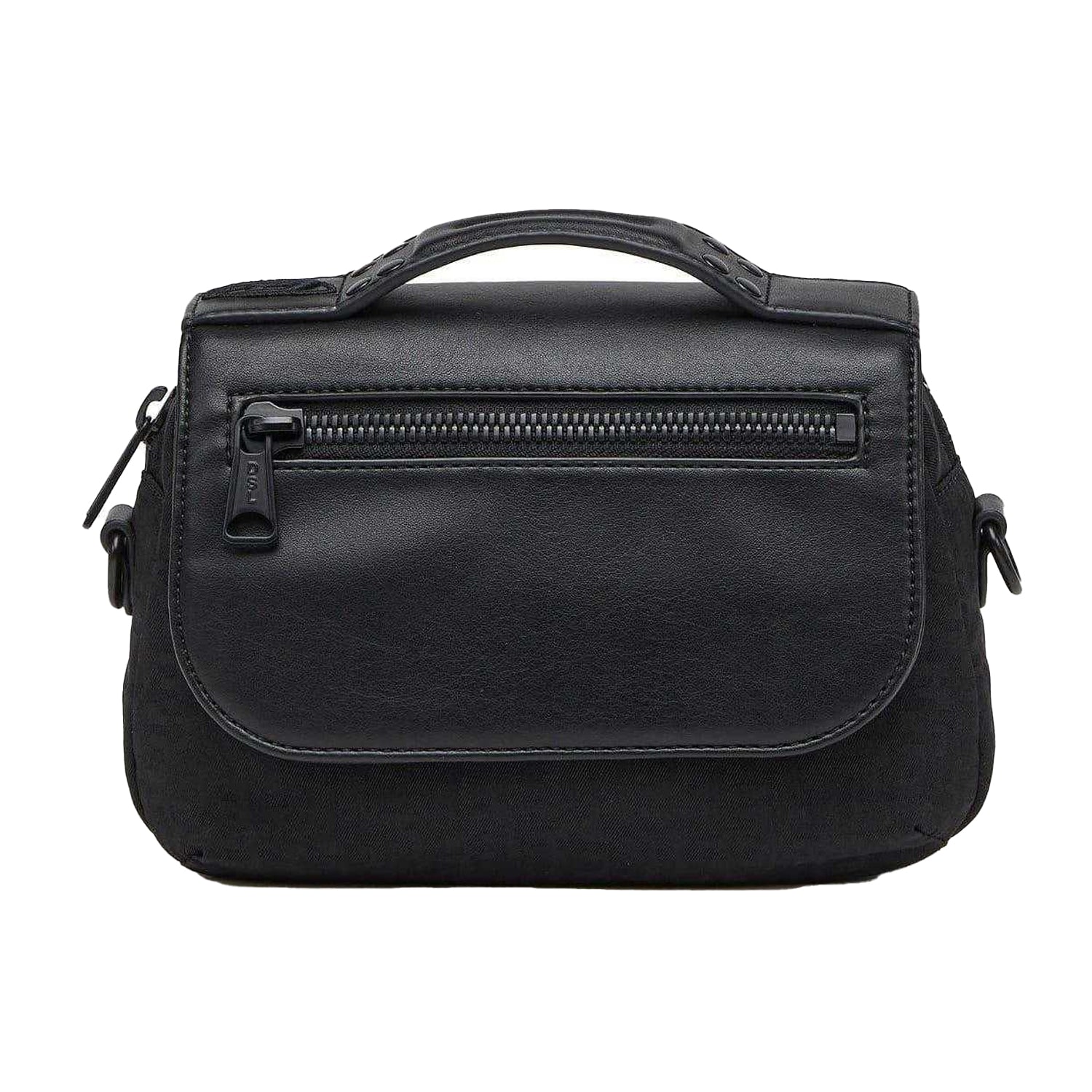 Black - Front - Diesel Mono Nylon Mini Handbag