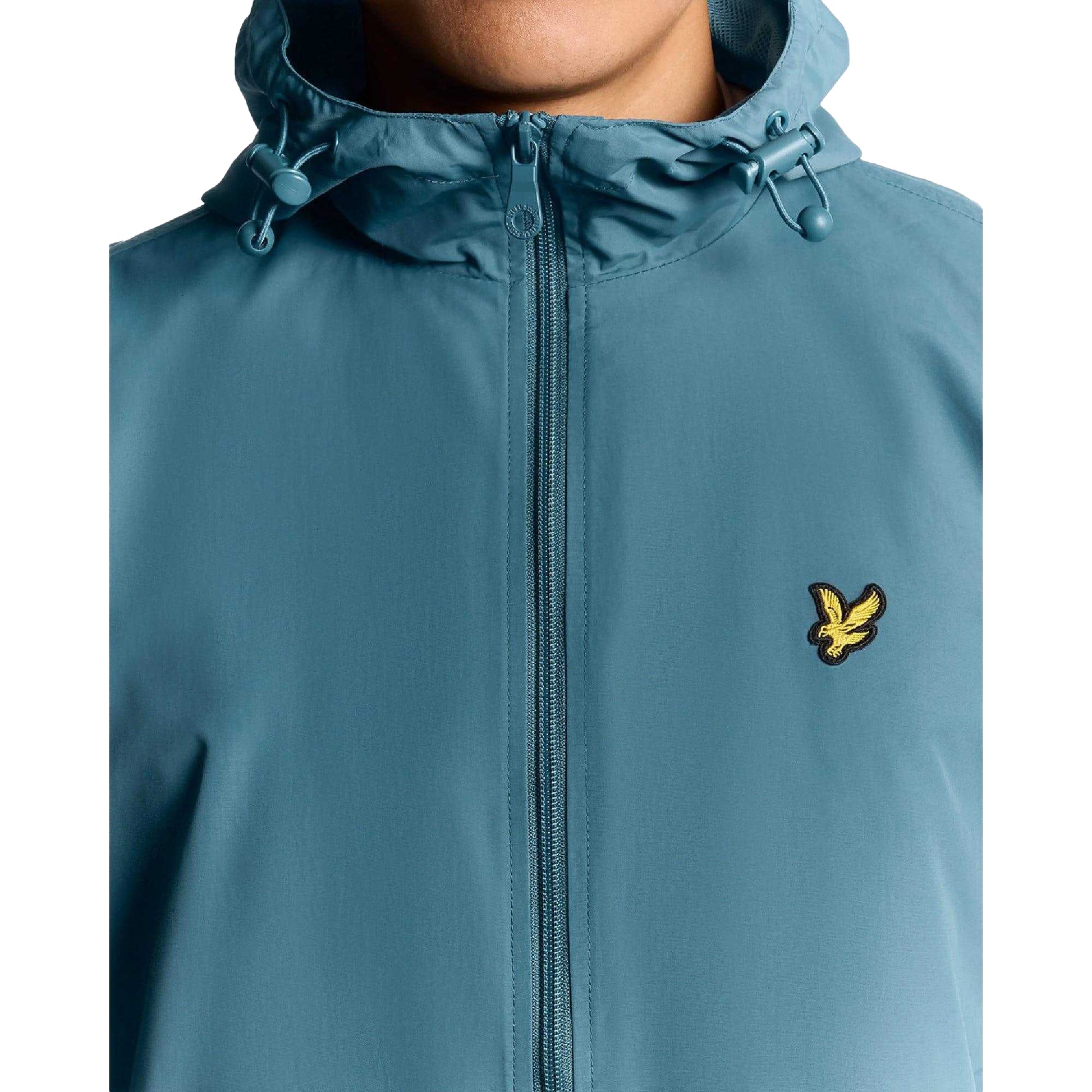 Blue - Side - Lyle & Scott Mens Full Zip Jacket