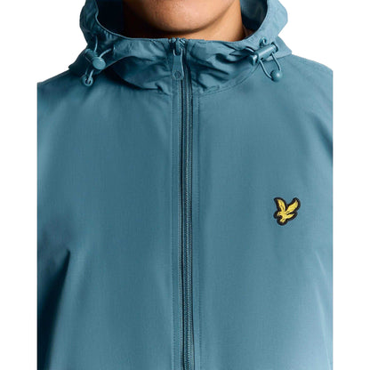 Blue - Side - Lyle & Scott Mens Full Zip Jacket
