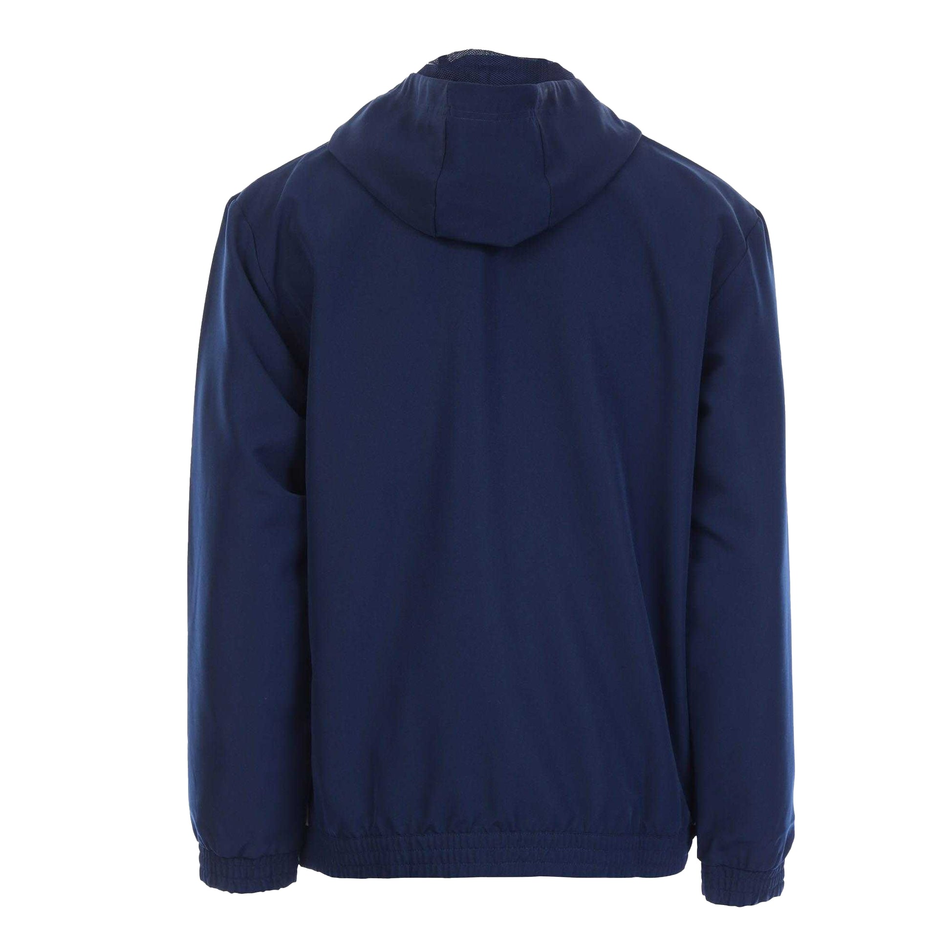 Blue - Back - Adidas Mens Tiro Essentials Woven Full Zip Hoodie
