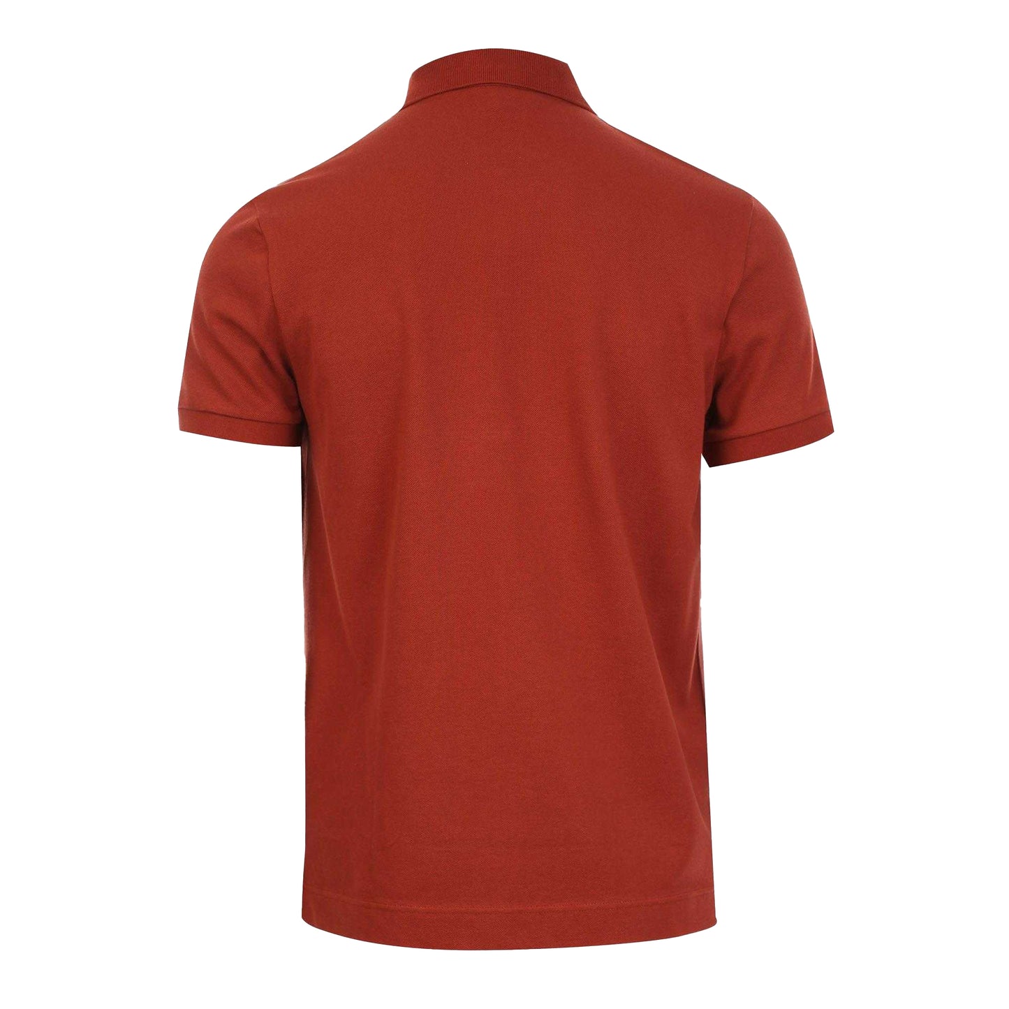 Red - Back - Lacoste Mens Pique Stretch Regular Polo Shirt