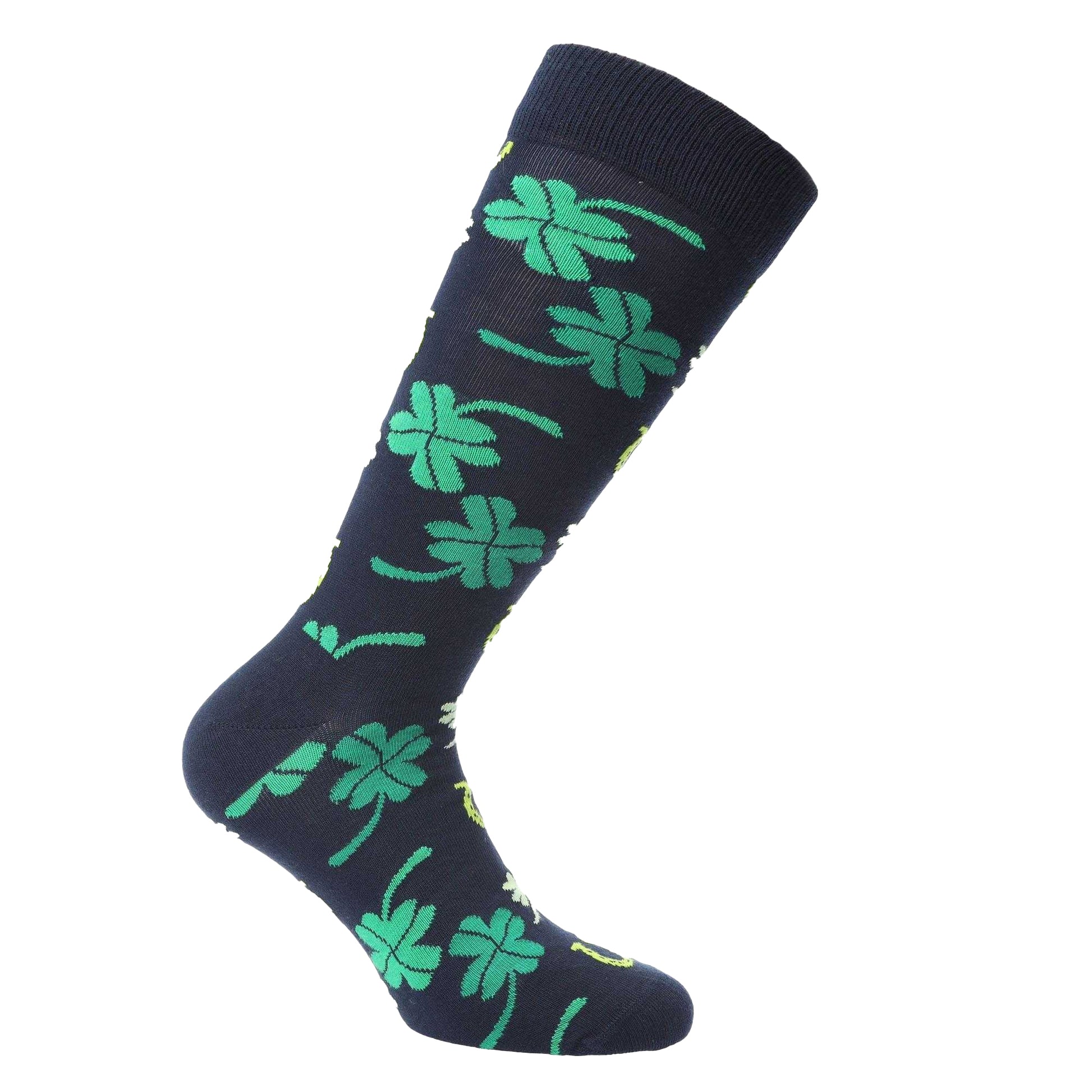 Navy - Front - Happy Socks Mens Lucky Socks