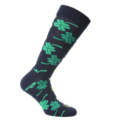 Navy - Front - Happy Socks Mens Lucky Socks