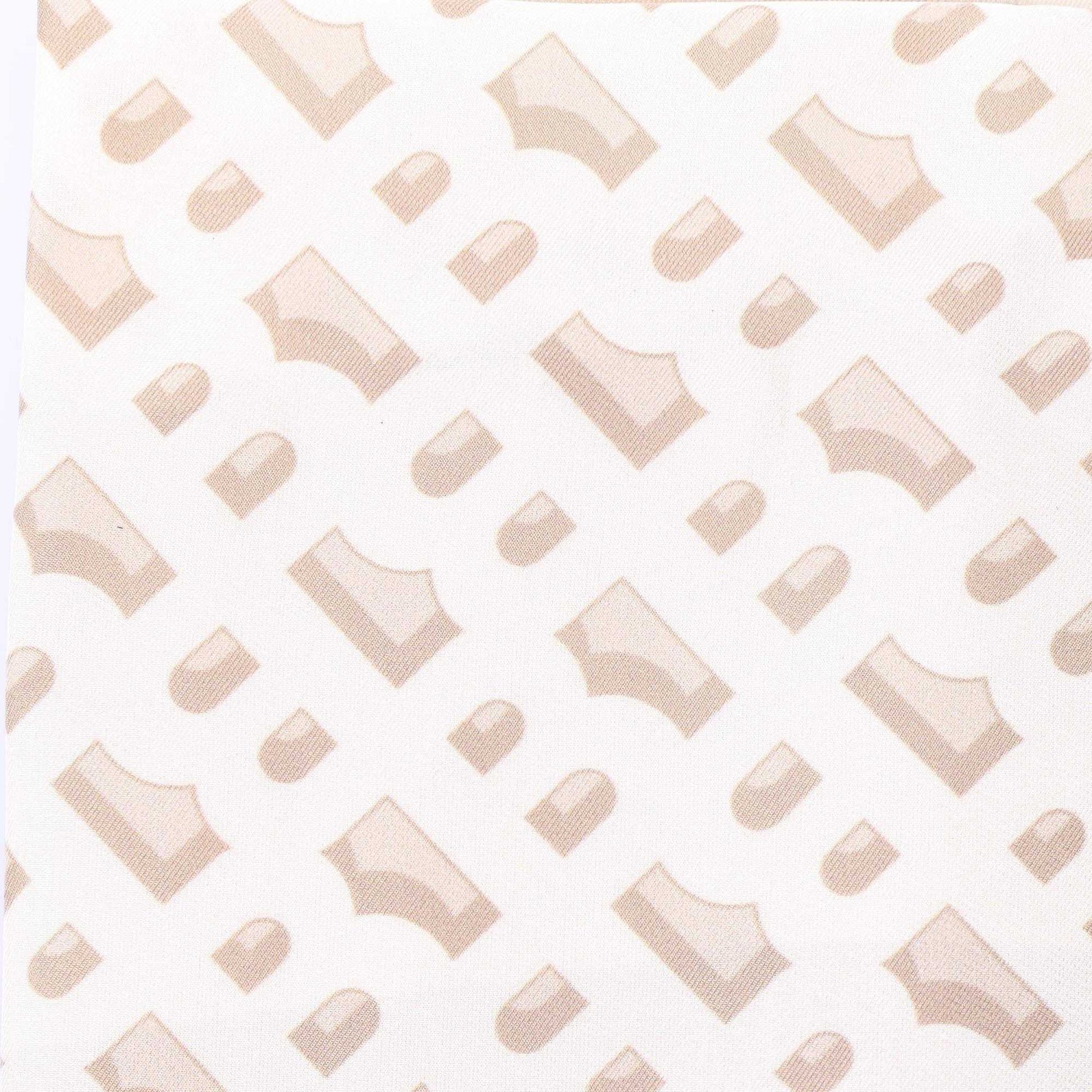 Beige - Lifestyle - Boss Lainy Monogram Fashion Scarf