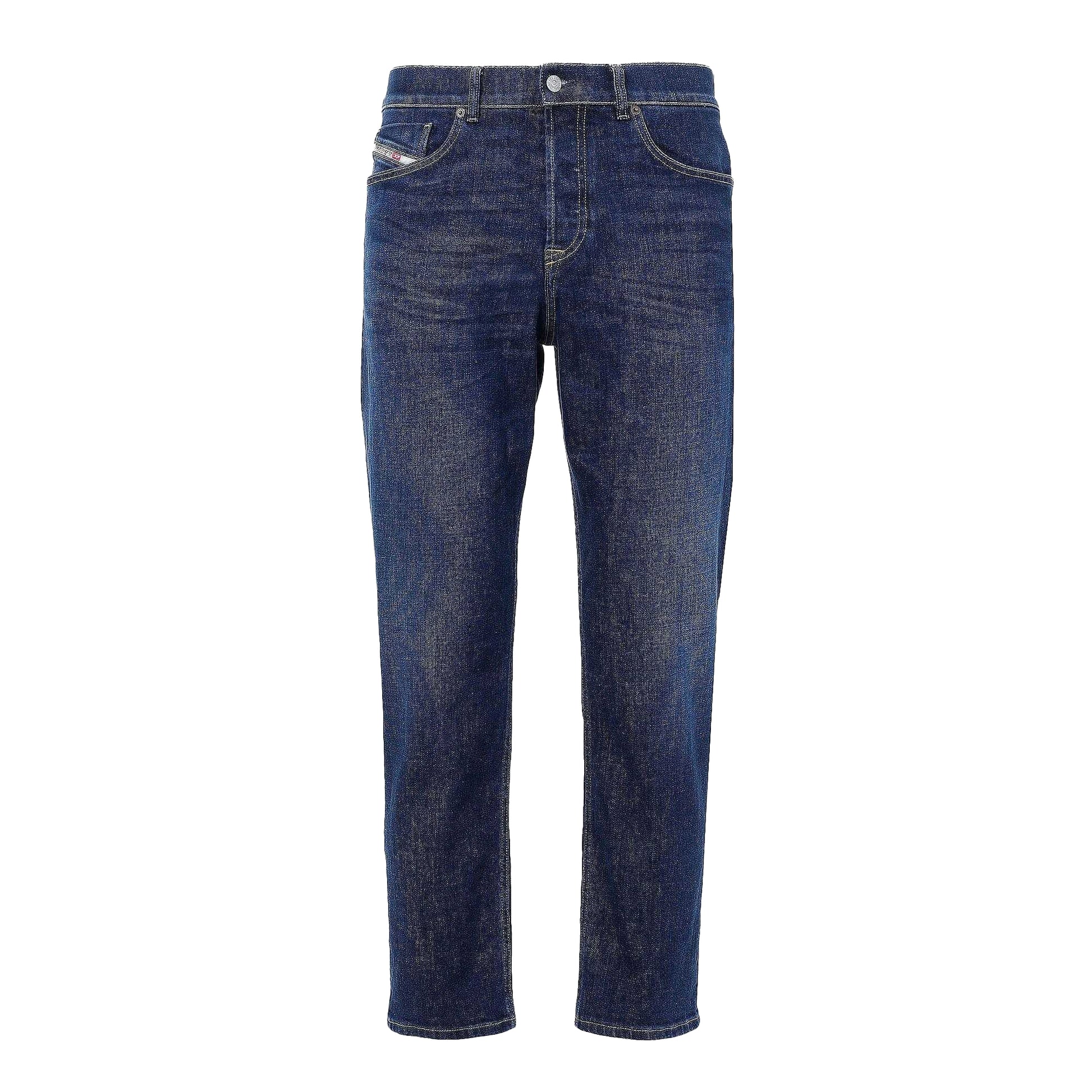 Blue - Front - Diesel Mens 2005 D-Fining Regular Jeans