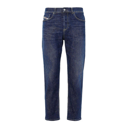 Blue - Front - Diesel Mens 2005 D-Fining Regular Jeans