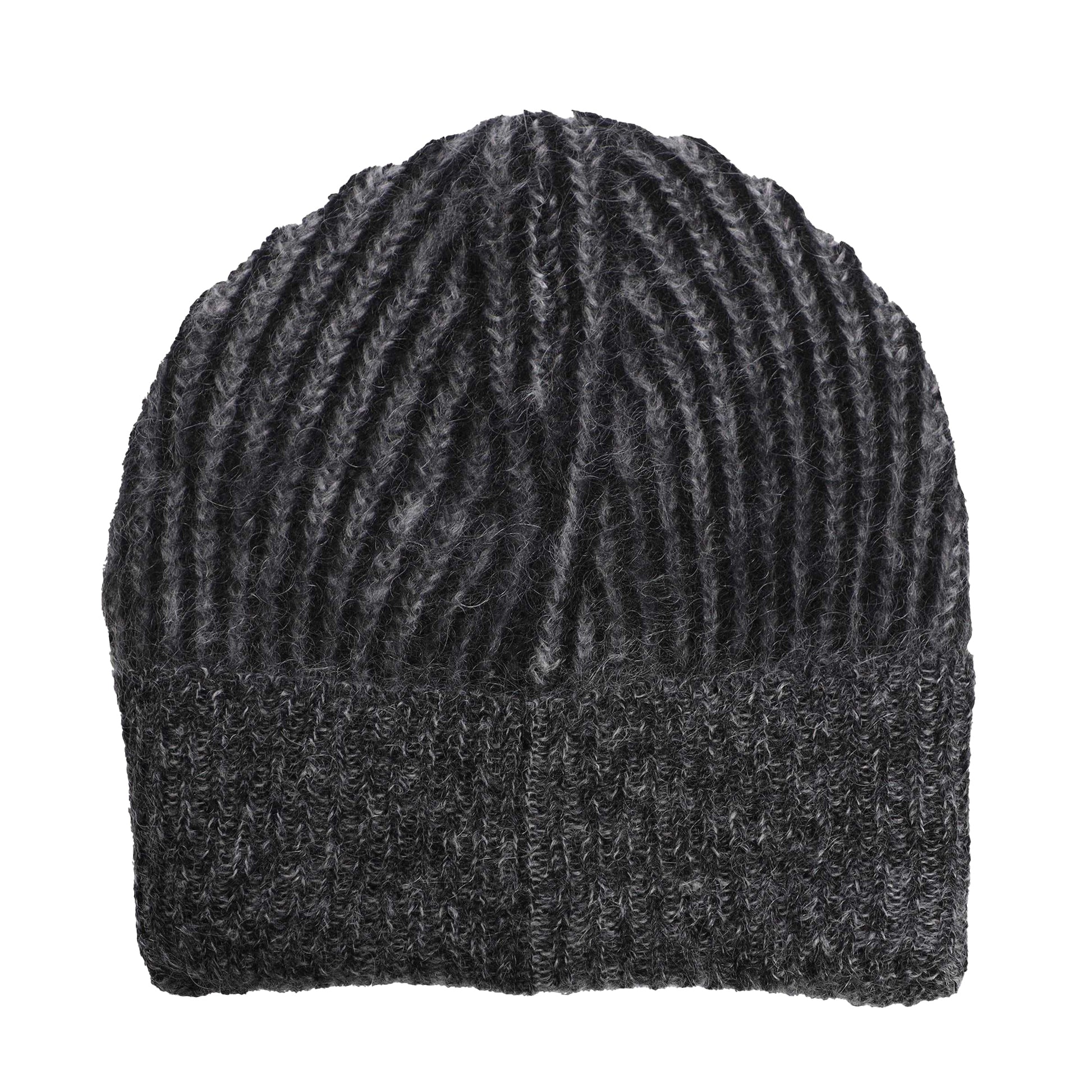 Black - Back - Diesel Mens K-Edro Logo Mohair Beanie