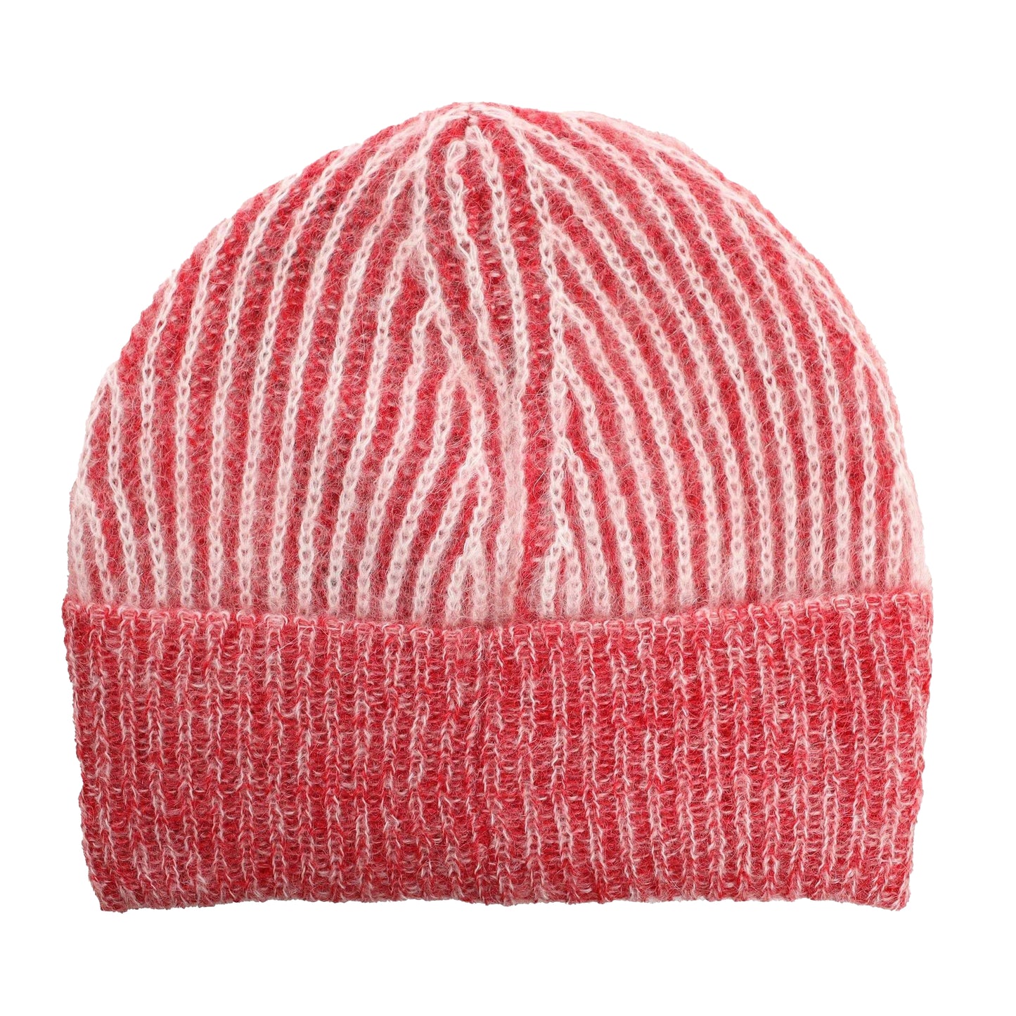 Red - Back - Diesel Mens K-Edro Logo Mohair Beanie