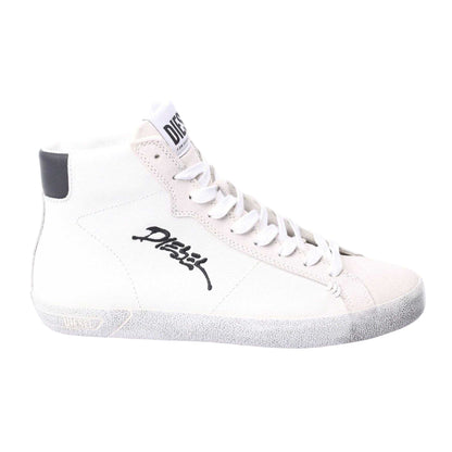 White - Side - Diesel Mens S-Leroji Ankle Trainers