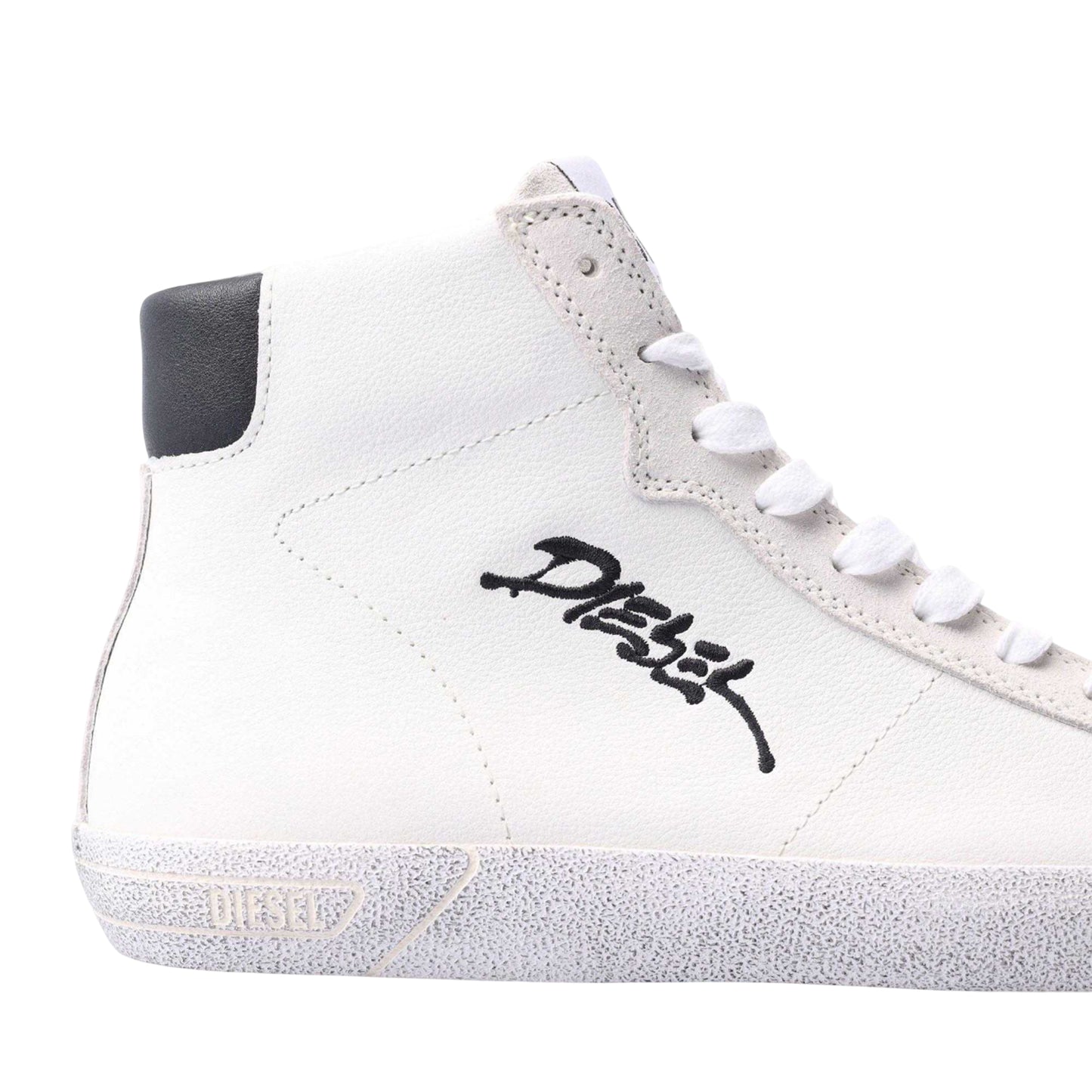 White - Pack Shot - Diesel Mens S-Leroji Ankle Trainers