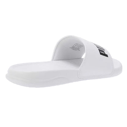 White - Pack Shot - Puma Unisex Adult Popcat Logo Sliders