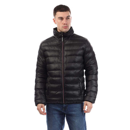 Black - Front - Duck and Cover Mens Shemmy Two Quilted Jacket
