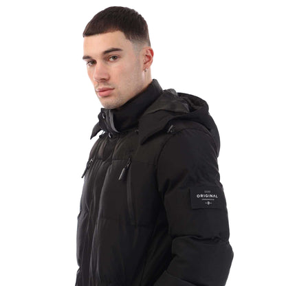 Black - Lifestyle - Crosshatch Mens Menray Jacket