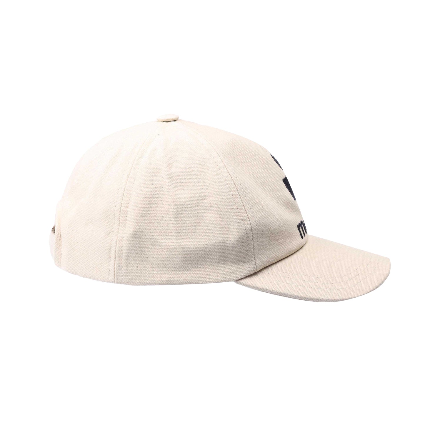 Ecru - Side - Isabel Marant Womens-Ladies Tyron Baseball Cap