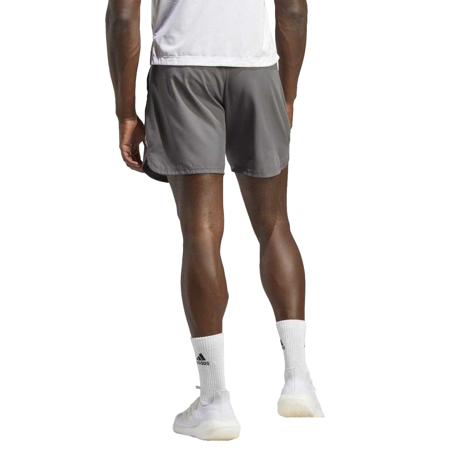 Grey - Lifestyle - Adidas Mens Designed for Movement Aeroready Shorts