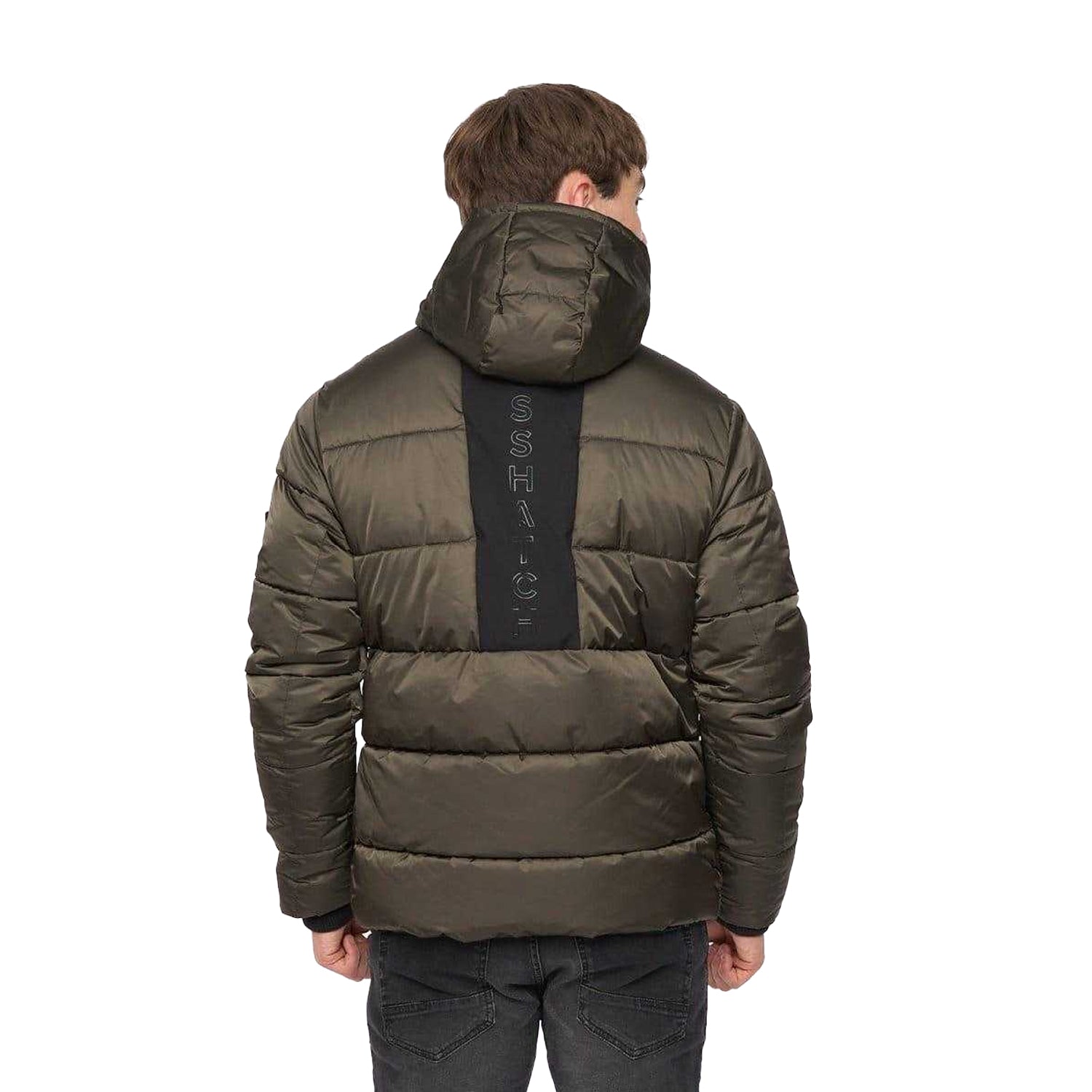 Green - Back - Crosshatch Mens Chimmax Jacket