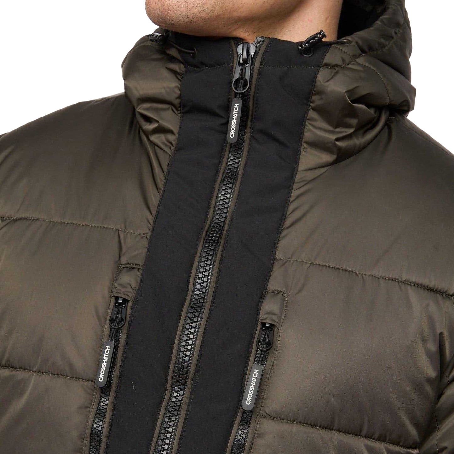 Green - Lifestyle - Crosshatch Mens Chimmax Jacket