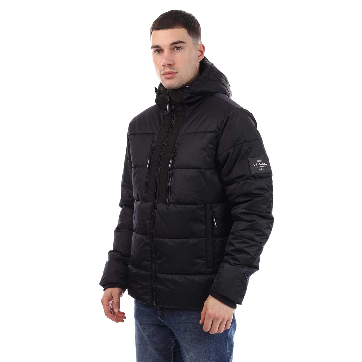 Blue - Side - Crosshatch Mens Chimmax Jacket