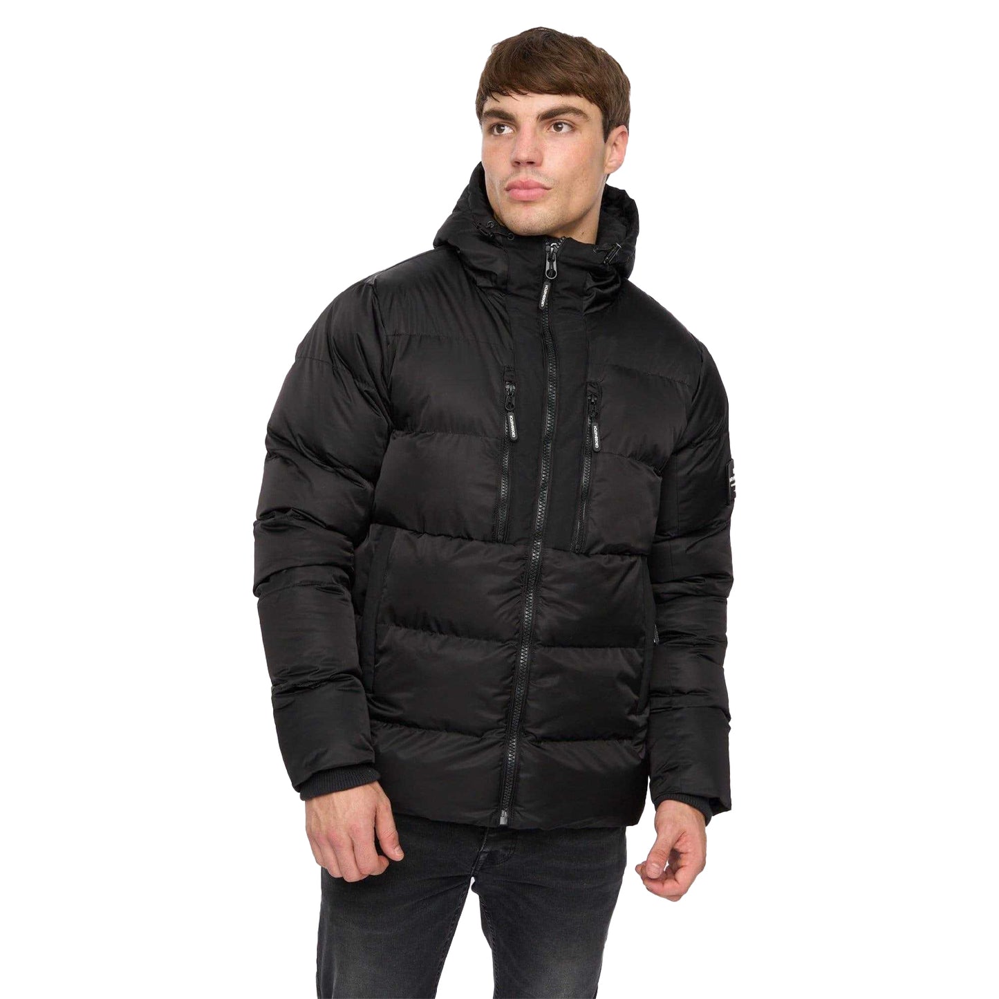 Black - Front - Crosshatch Mens Chimmax Jacket