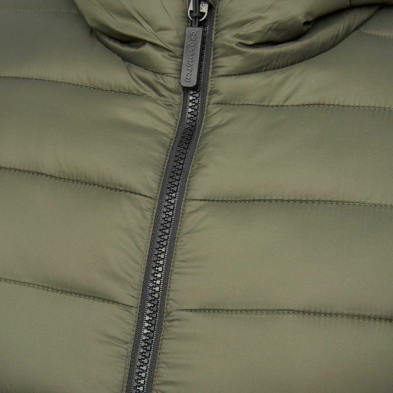 Green - Lifestyle - Crosshatch Mens Gattering Jacket