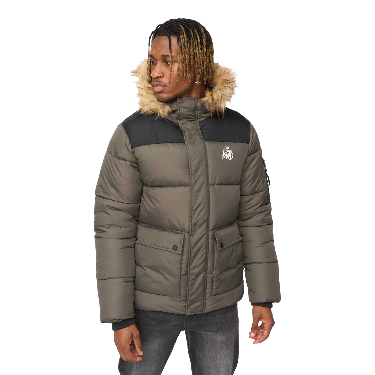 Green - Side - Kings Will Dream Mens Curvlay Jacket
