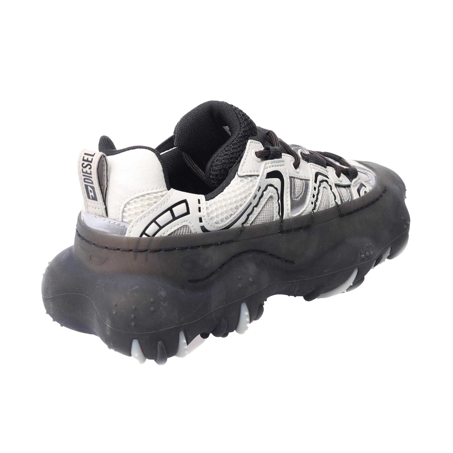 White - Back - Diesel Unisex Adult S-Prototype P1 Trainers