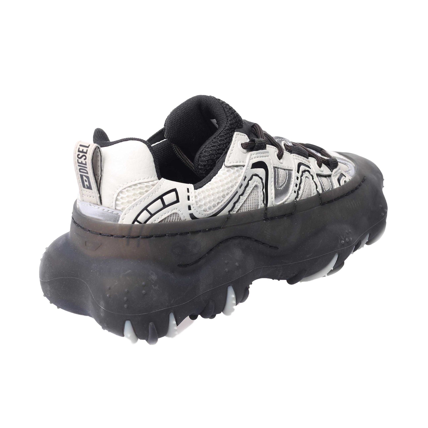 White - Back - Diesel Unisex Adult S-Prototype P1 Trainers