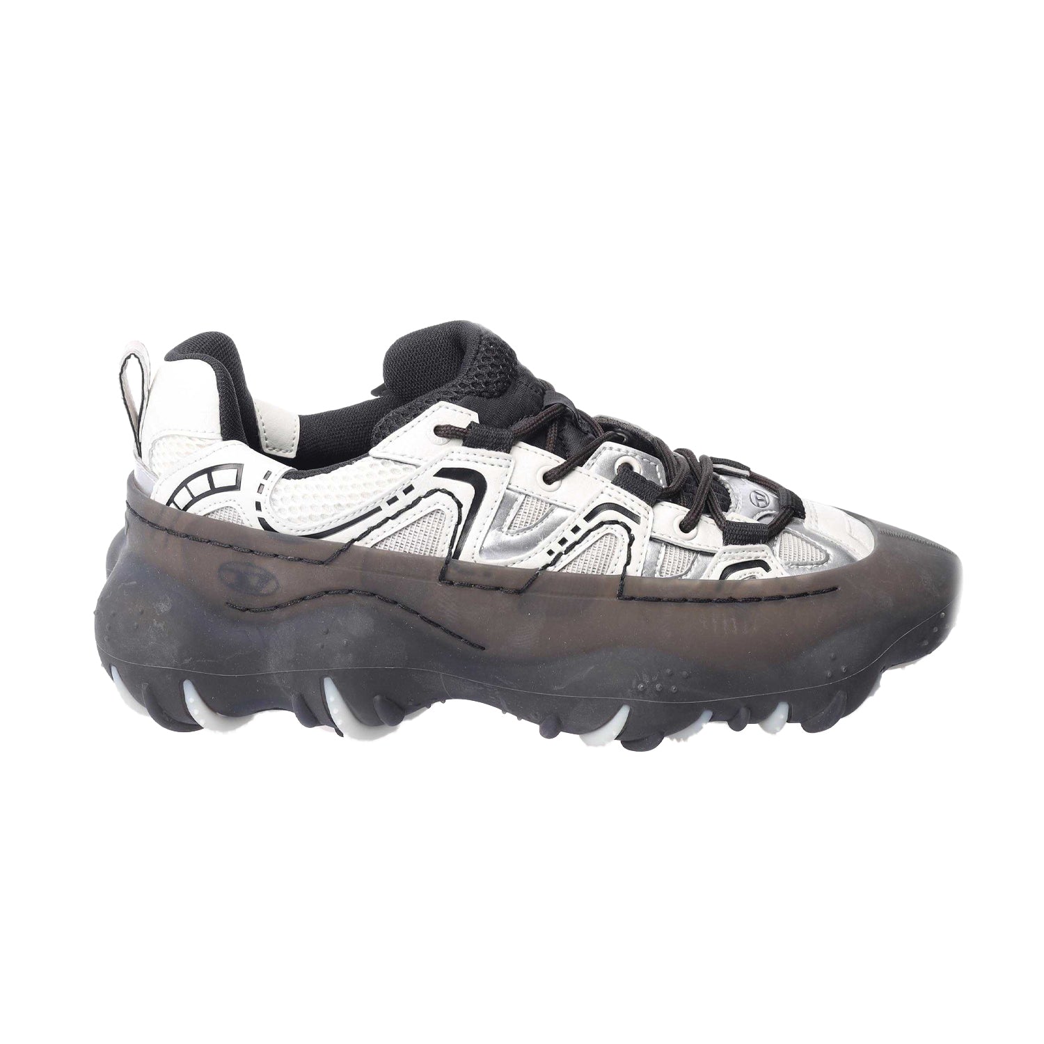 White - Side - Diesel Unisex Adult S-Prototype P1 Trainers