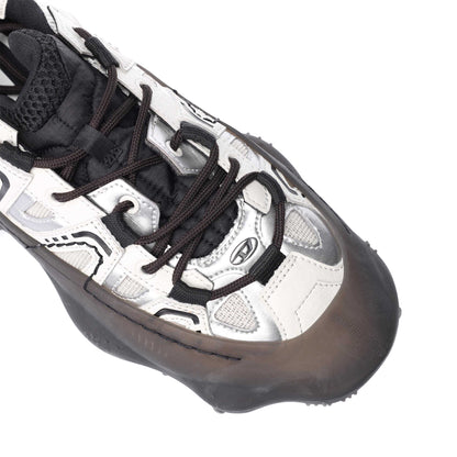 White - Pack Shot - Diesel Unisex Adult S-Prototype P1 Trainers
