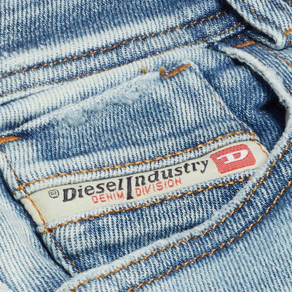 Blue - Side - Diesel Womens-Ladies 2017 Slandy Jeans