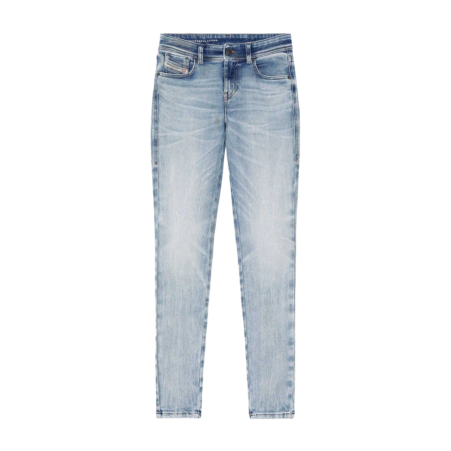 Blue - Front - Diesel Womens-Ladies 2017 Slandy Jeans