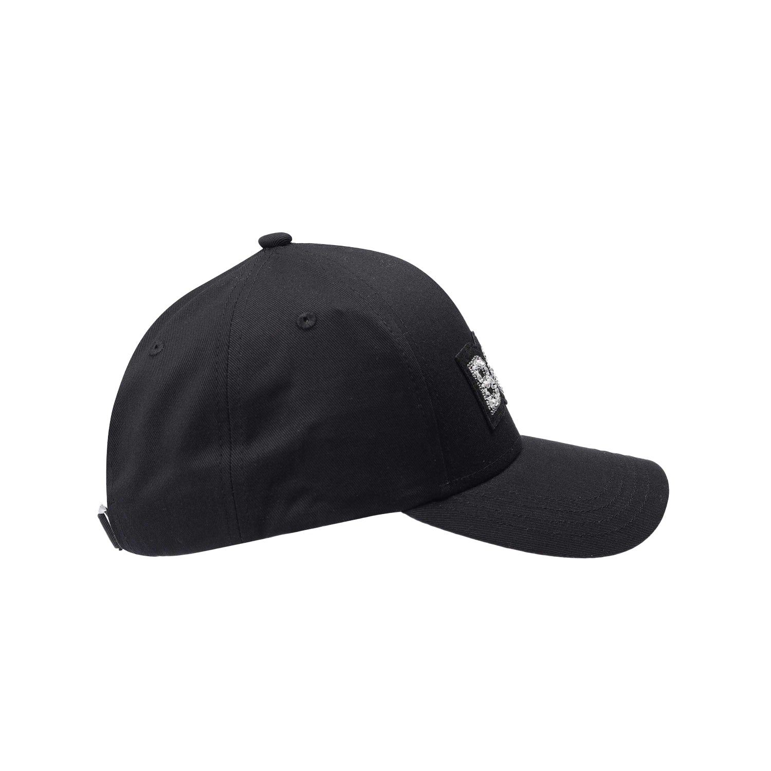 Black - Side - Boss Womens-Ladies Lilyan Baseball Cap